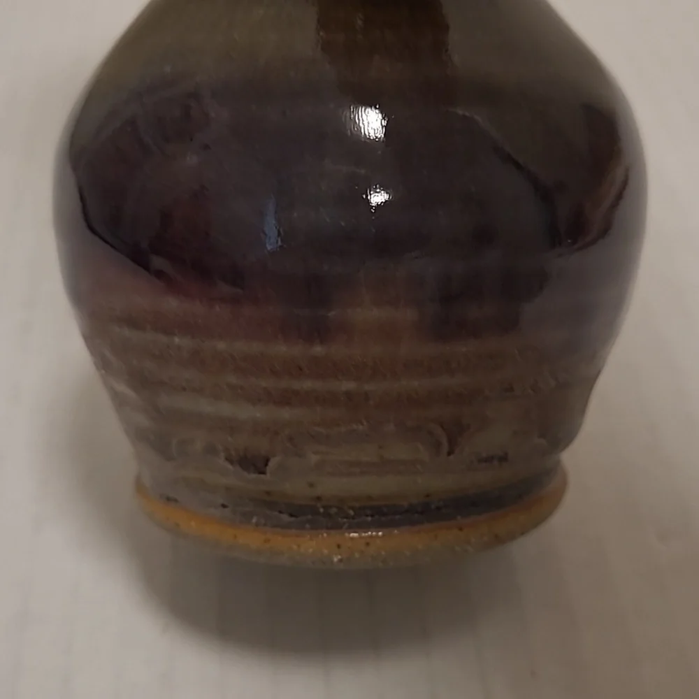 Artist Signed Nicholas Pottery Water Vessel/Vase