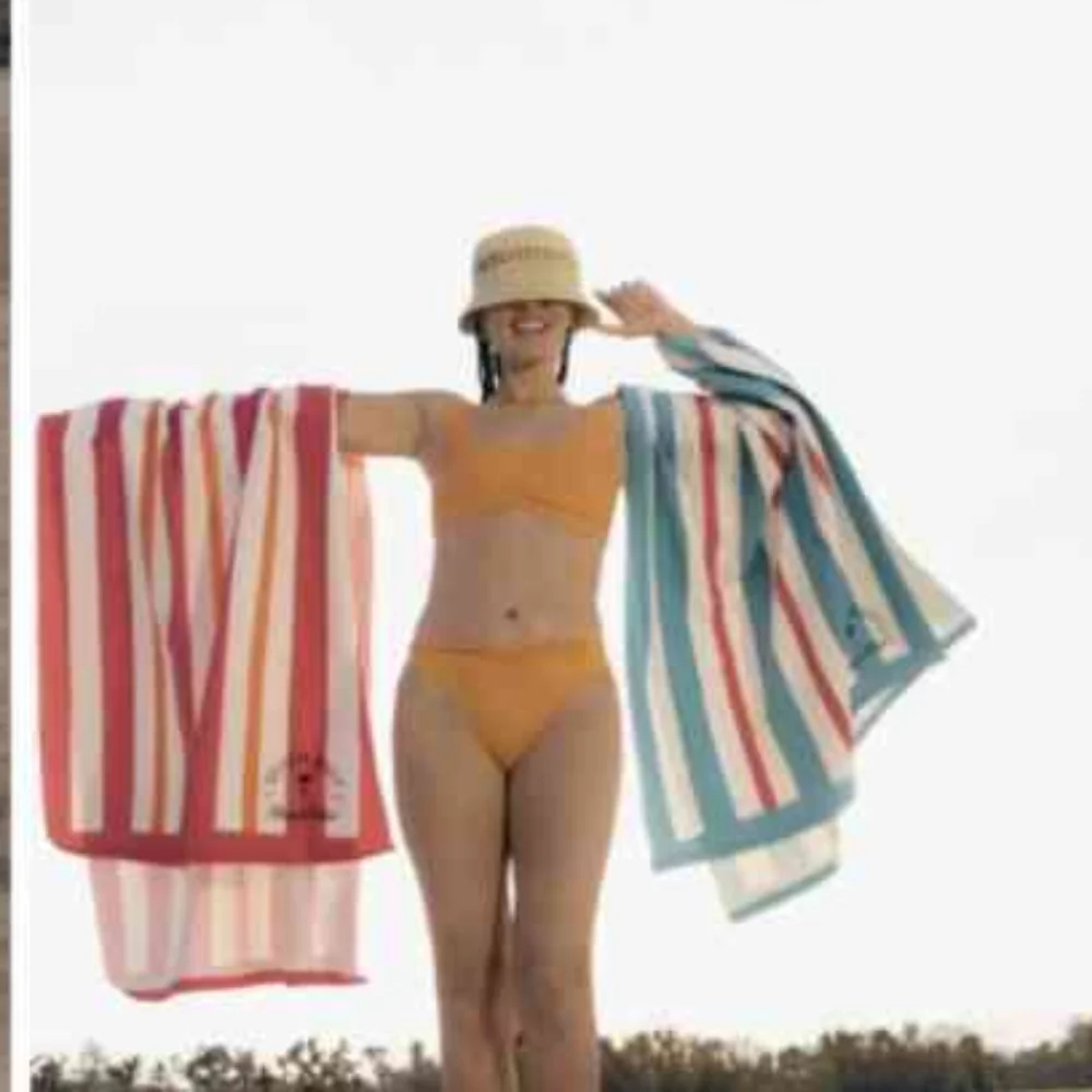 Beach Riot Beach Club Towel Pink/Orange Stripe