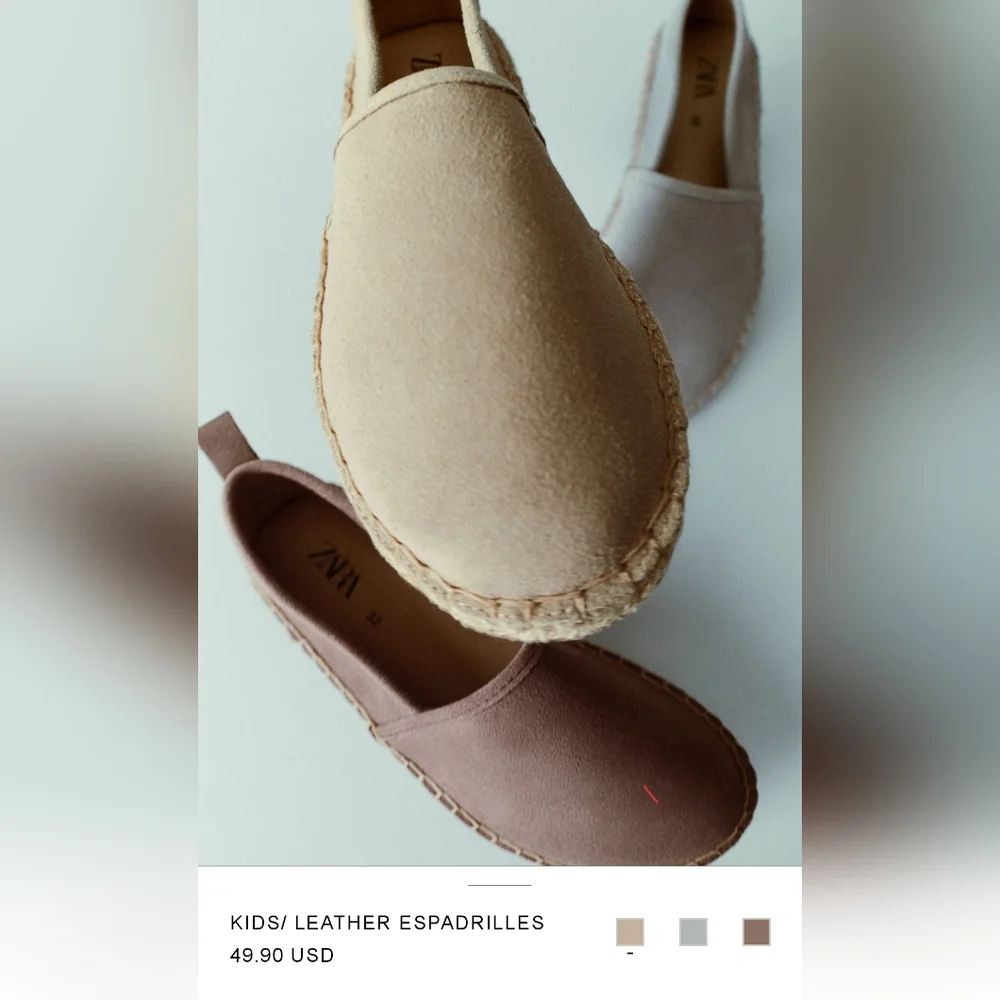 Zara kids leather