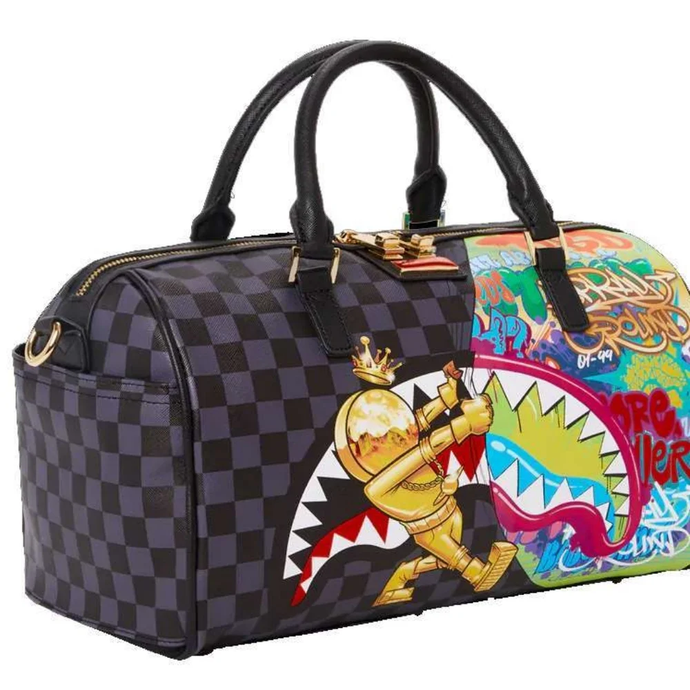 🪐SPRAYGROUND💫 Astromane Shark in Space Mini Duffle Alien invaders ,