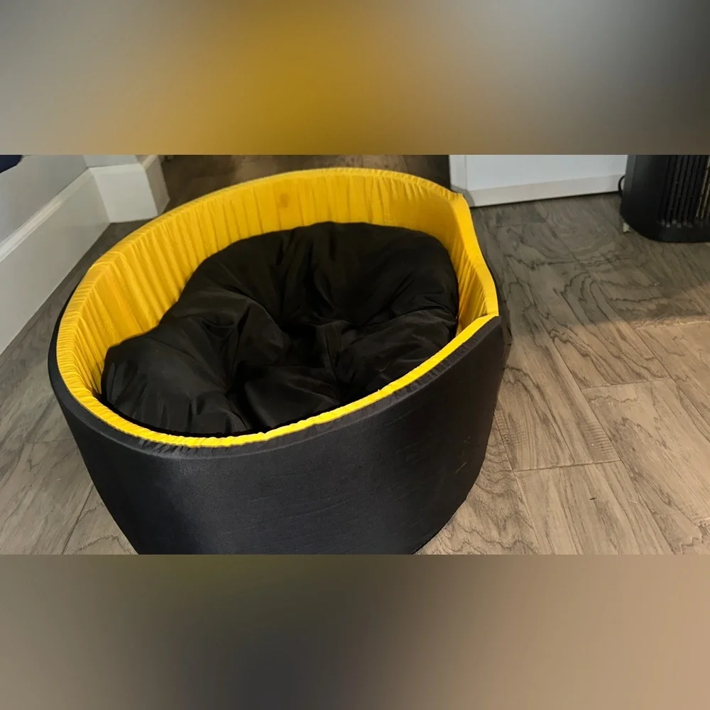 Cute dog bed: reversible: never used