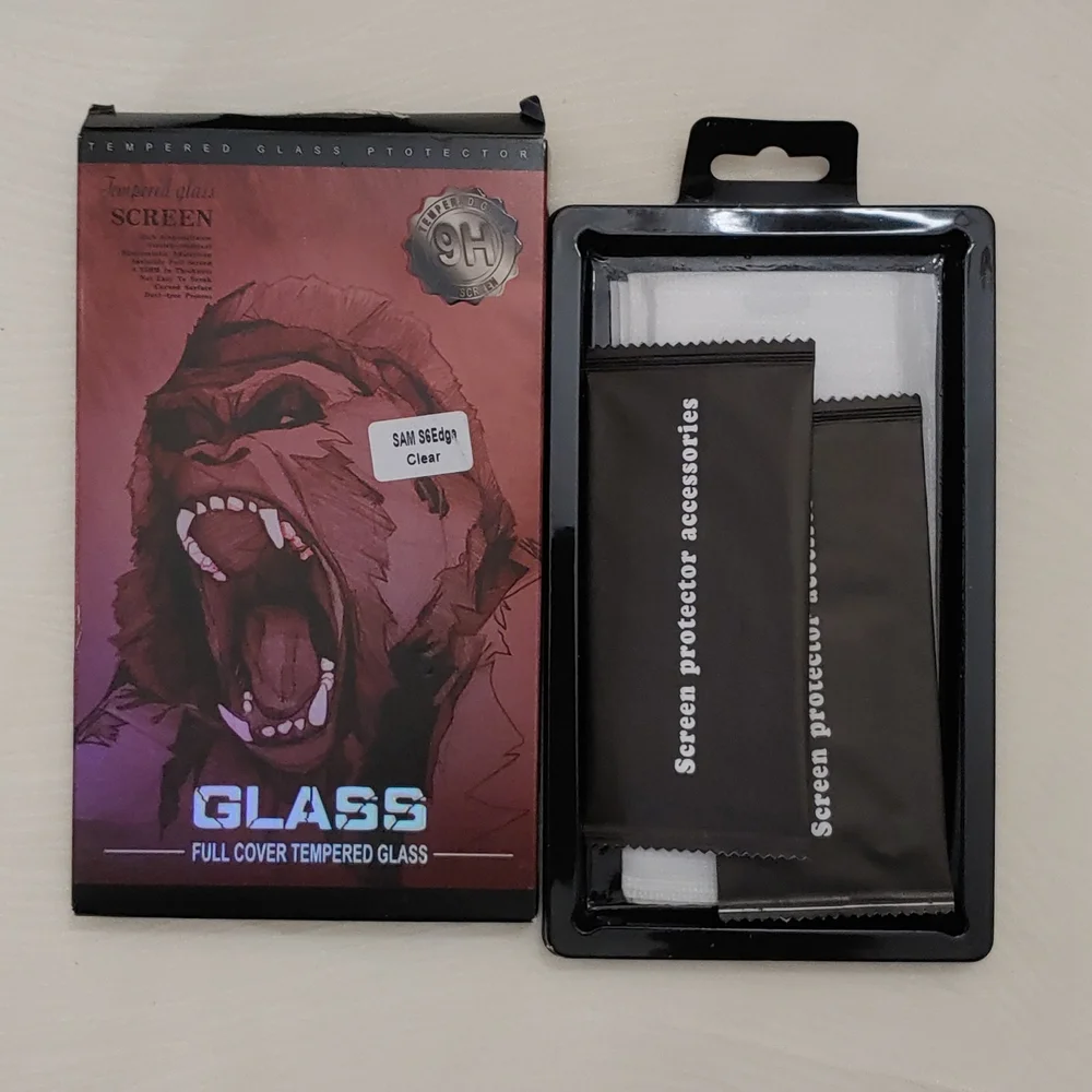 Tempered Glass Screen Protector Samsung S6 Edge, NWB