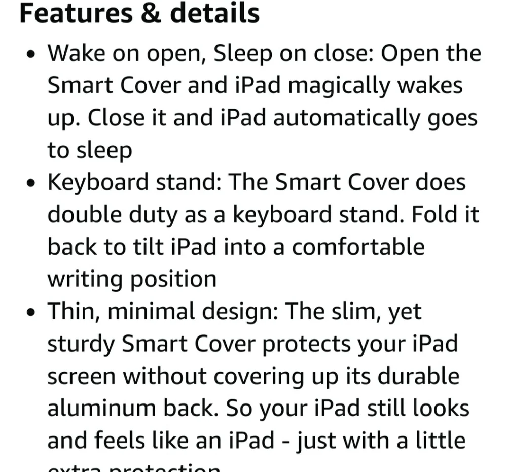 APPLE SMART LEATHER COVER FOR APPLE IPAD ORIGINAL RED BLACK