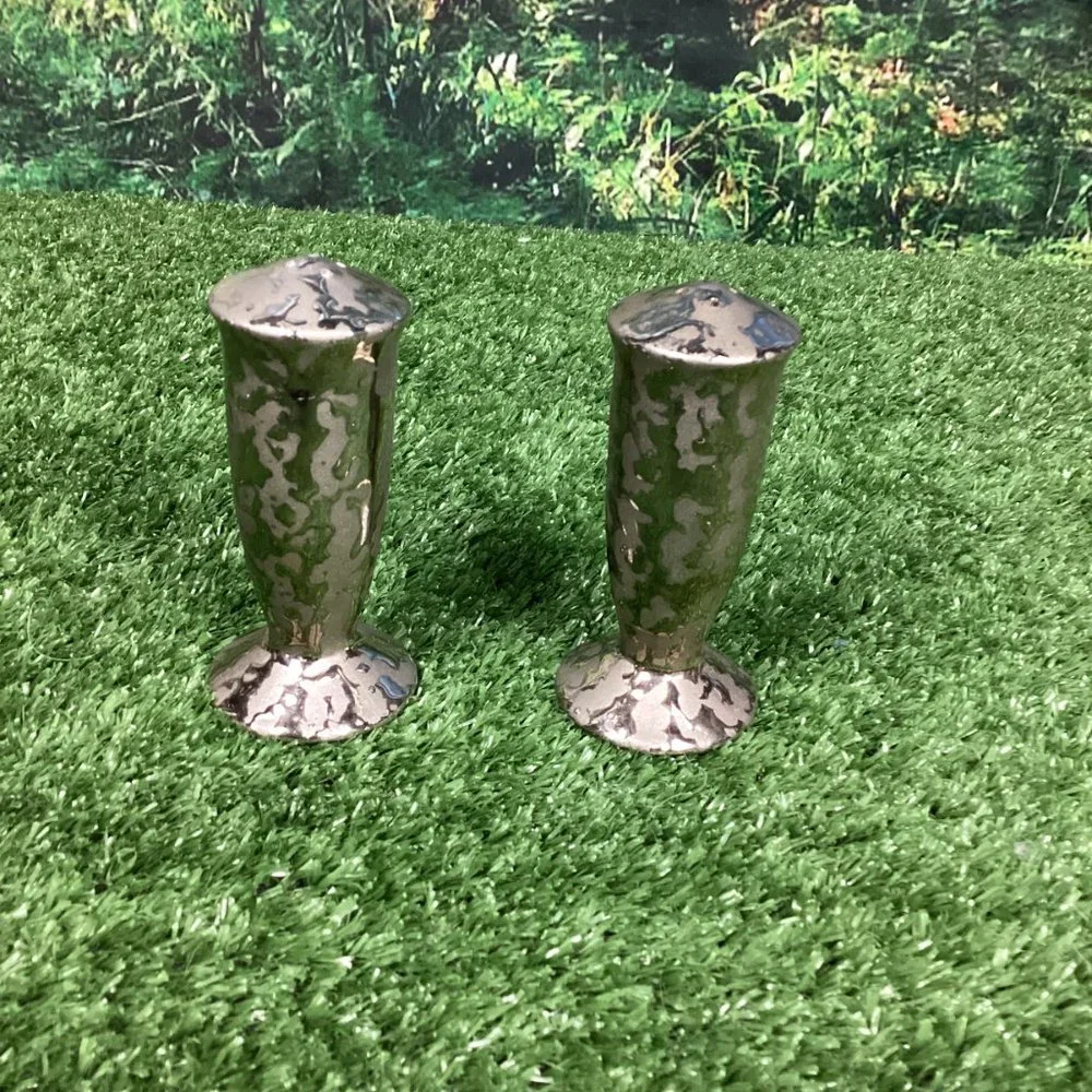 Vintage look ceramic silver