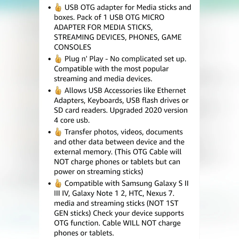N/A otg cables