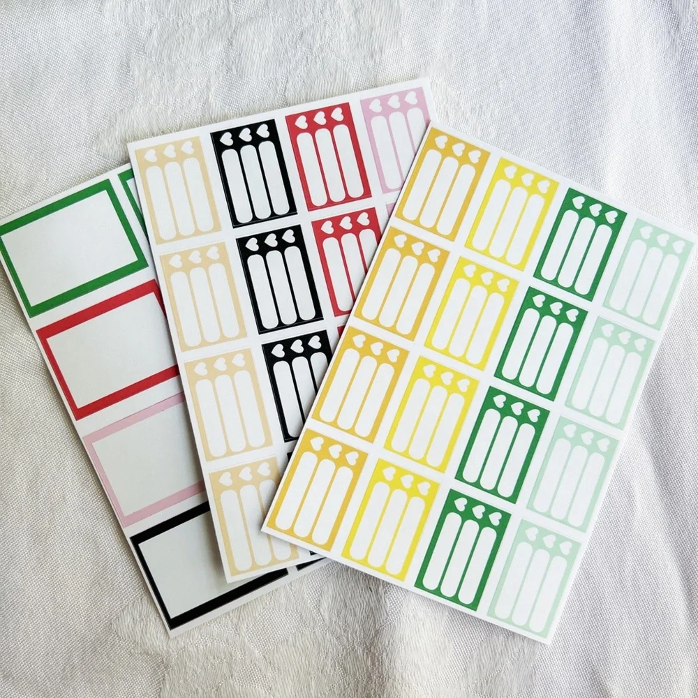 homemade planner sticker