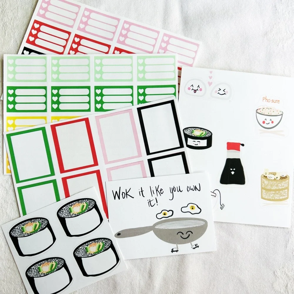 homemade planner sticker