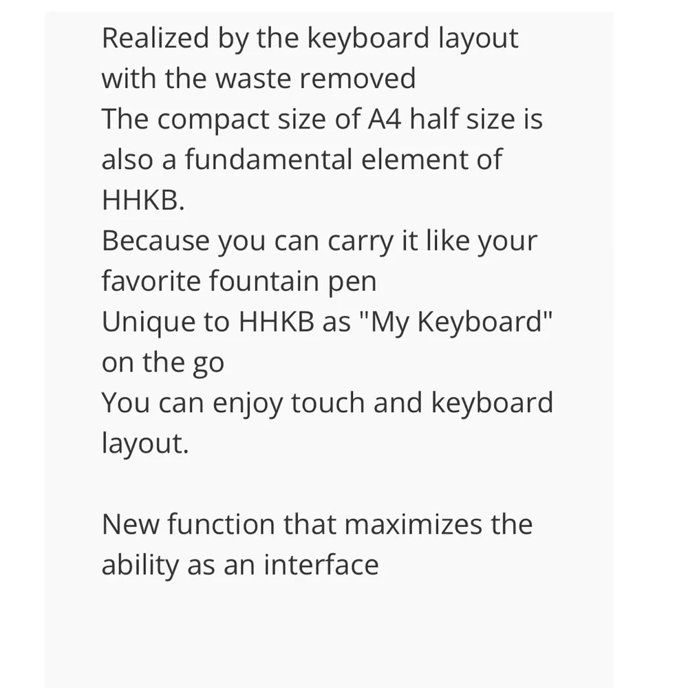 HHKB professional classic