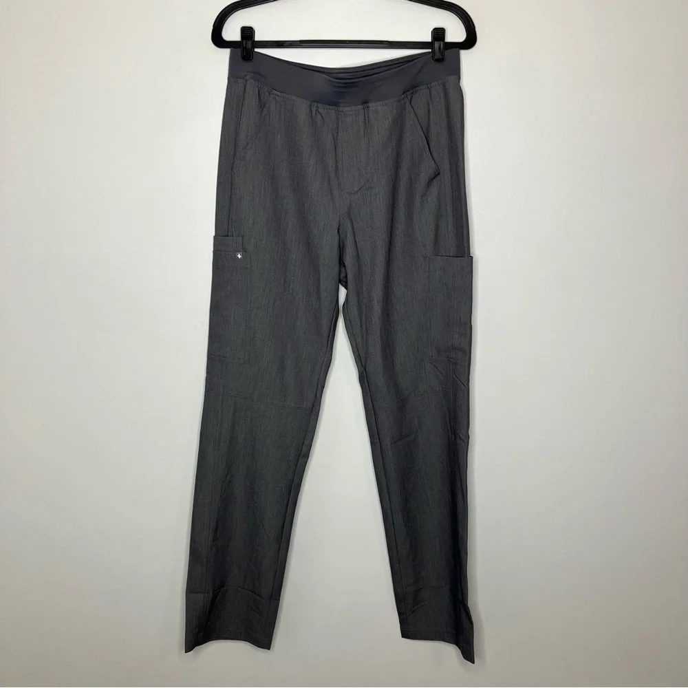 NWT FIGS Men's Axim Cargo Scrub Pants Tall Medium MT Graphite Gray