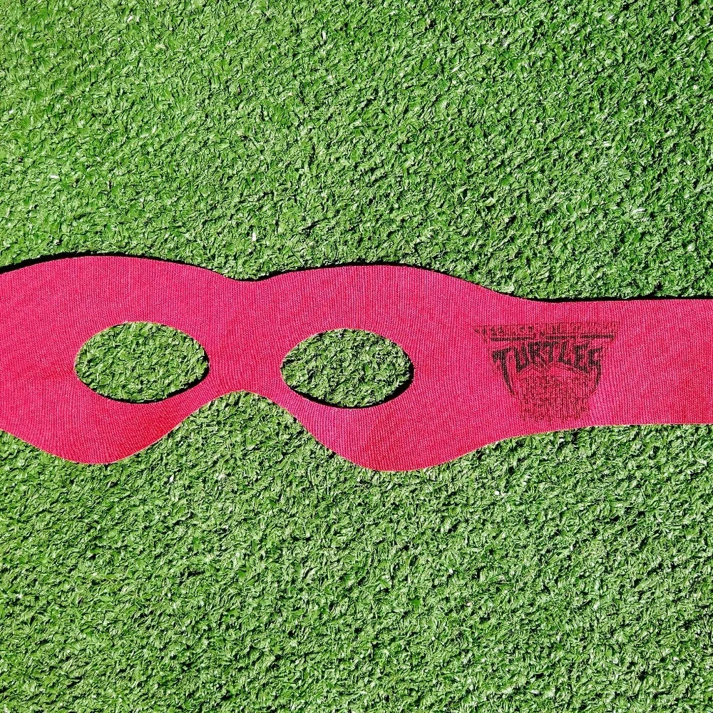 Red Teenage Mutant Ninja Turtles Promo Mutant Mayhem Movie Headband Eye Mask New