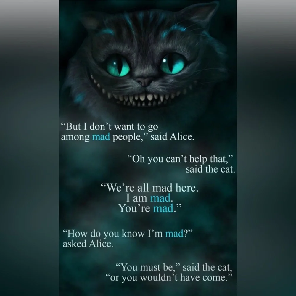 N/A “cheshire cat”