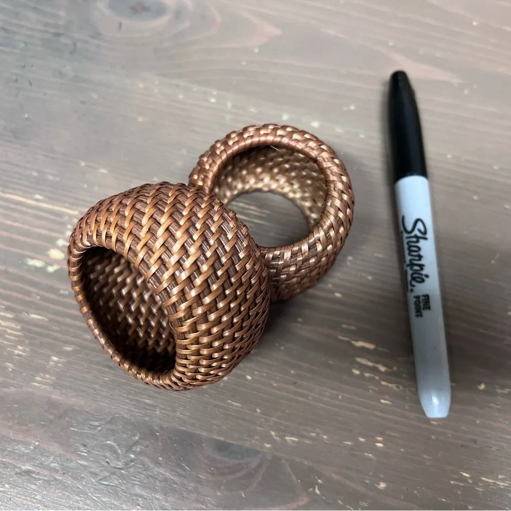 Crate&Barrel x2 napkin rings