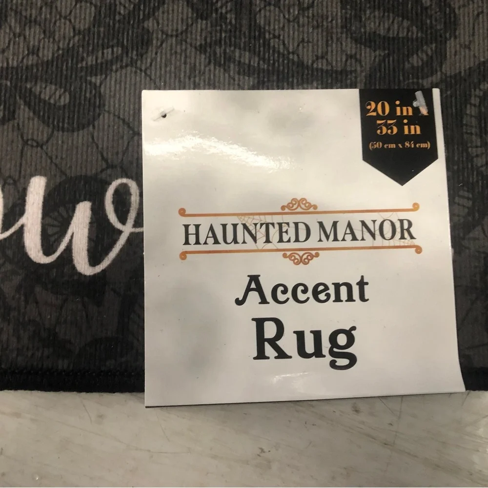 Skeleton Halloween Accent Rug
