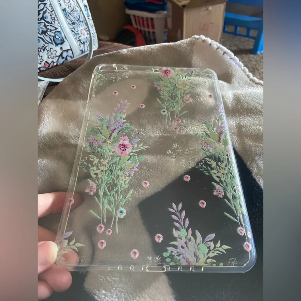 5/$10 | SHEIN | Flower Print Clear Case | Ipad Mini 4
