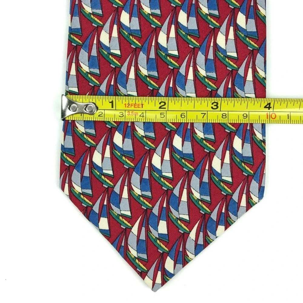 Utopia Men's Tie Handmade Colorful Sailboat Boat Nautical Novelty Necktie 56