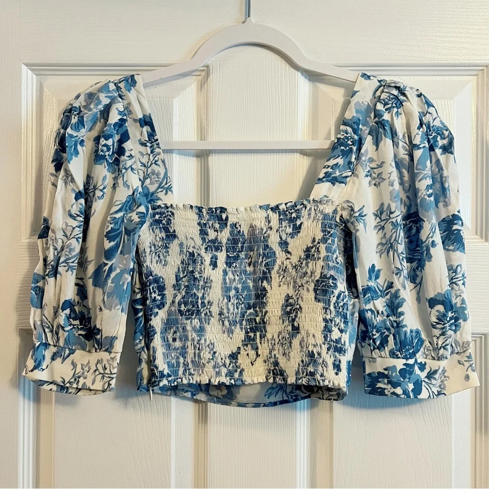 Reformation Luna Top in Olympia