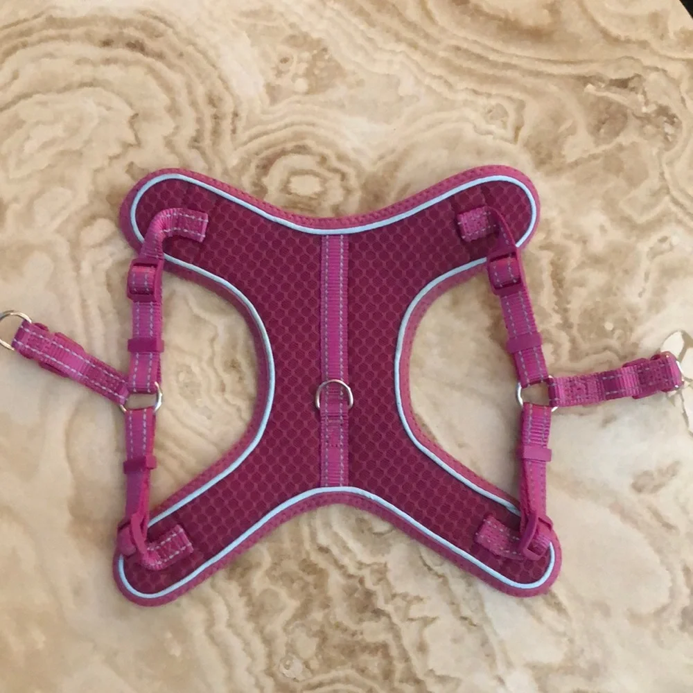 PETCO PINK DOG HARNESS • INCLUDES DOG CARE HANDBOOK • Sz S