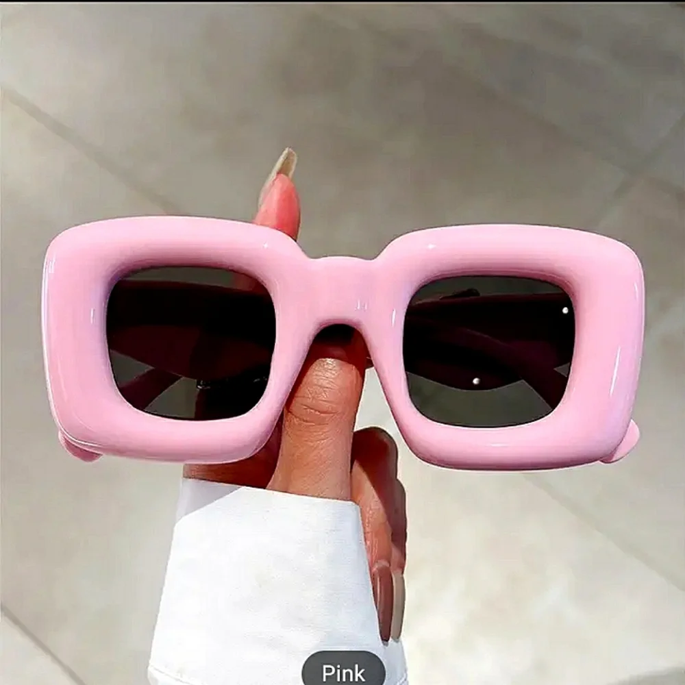 New Boutique Women's Polarized Barbie Pink Bubble Puffy Sunglasses