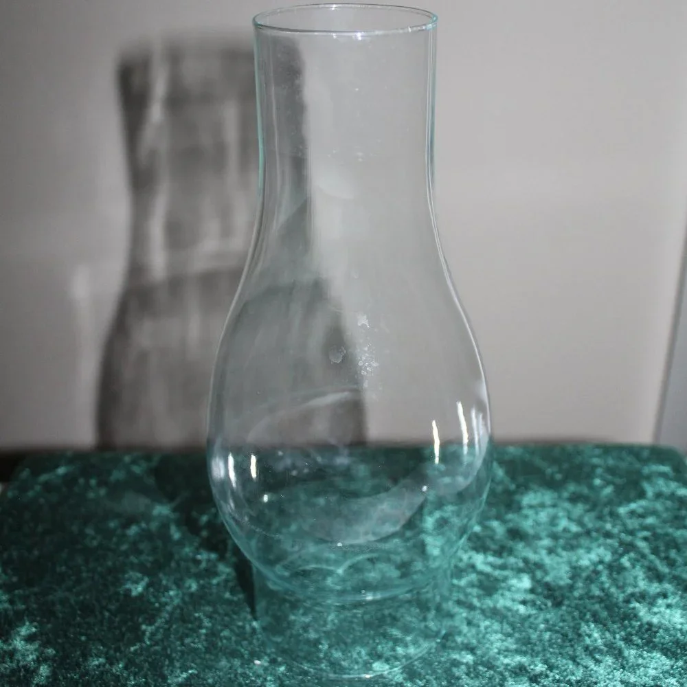 EUC Clear Glass 9 Inch Replacement Lamp Chimney