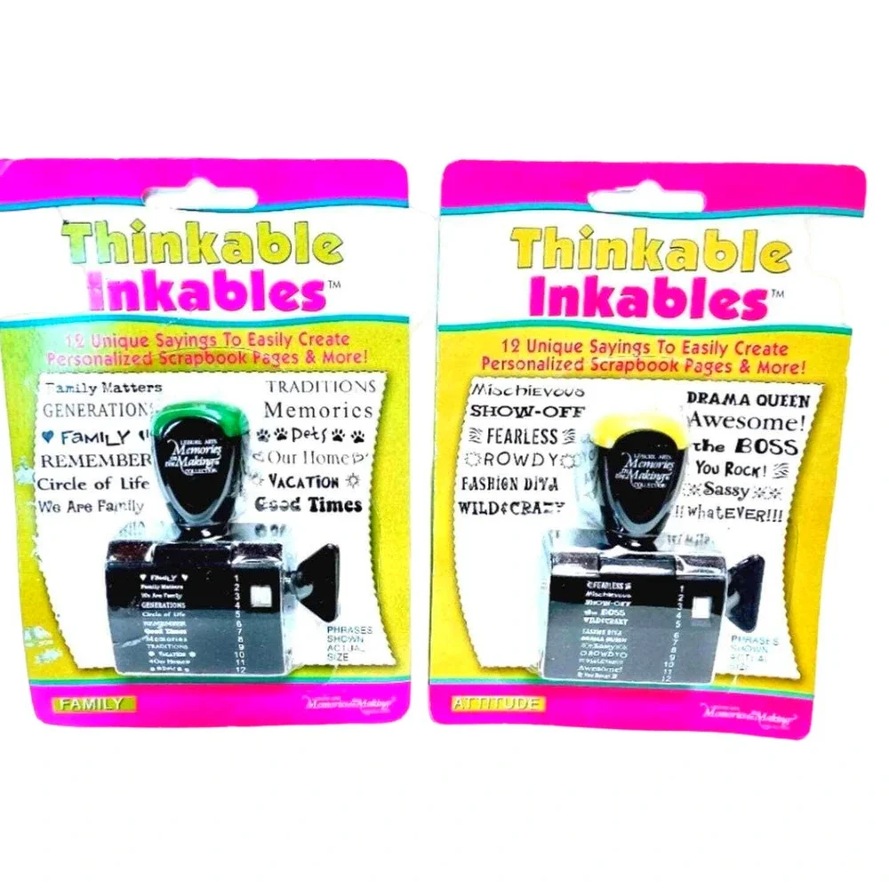 Thinkable Inkables Stampers tools for Scrapbooking and Crafting