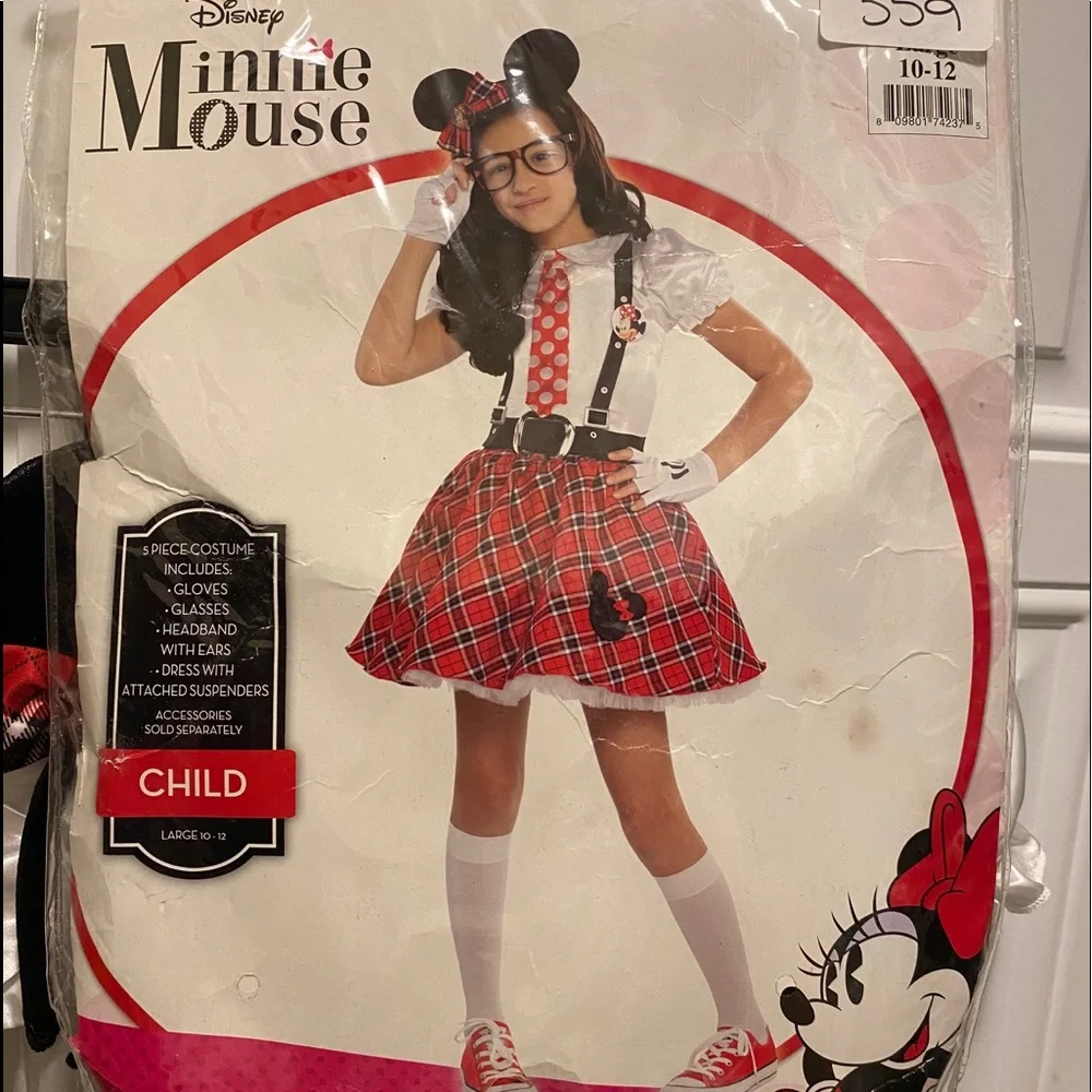 Minnie Mouse costume- Nerd Minnie size 10-12