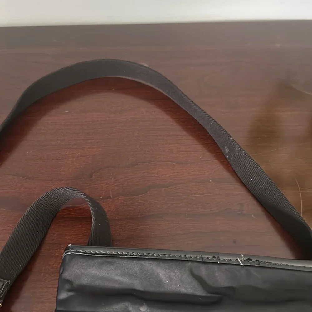 Tory Burch black nylon crossbody bag!