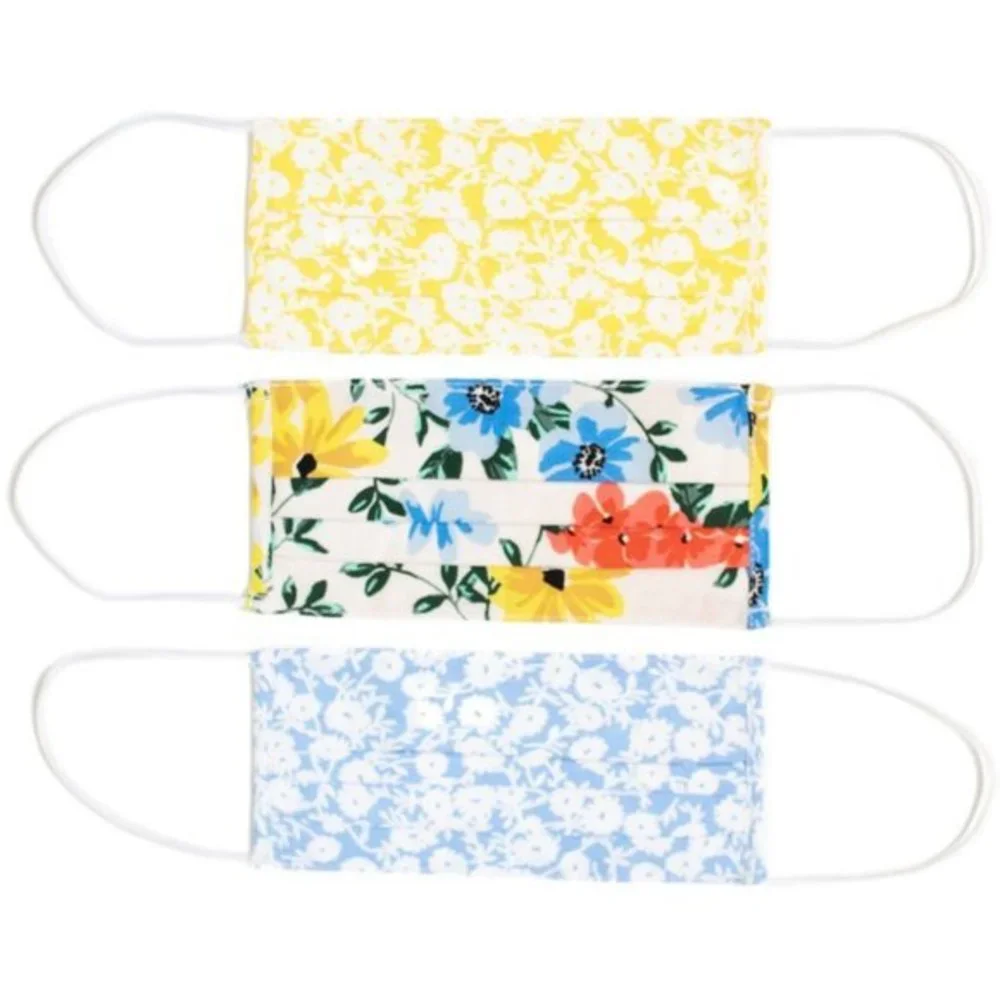 Lost + Wander 3-Pack Adult Pleated Face Masks, One Size