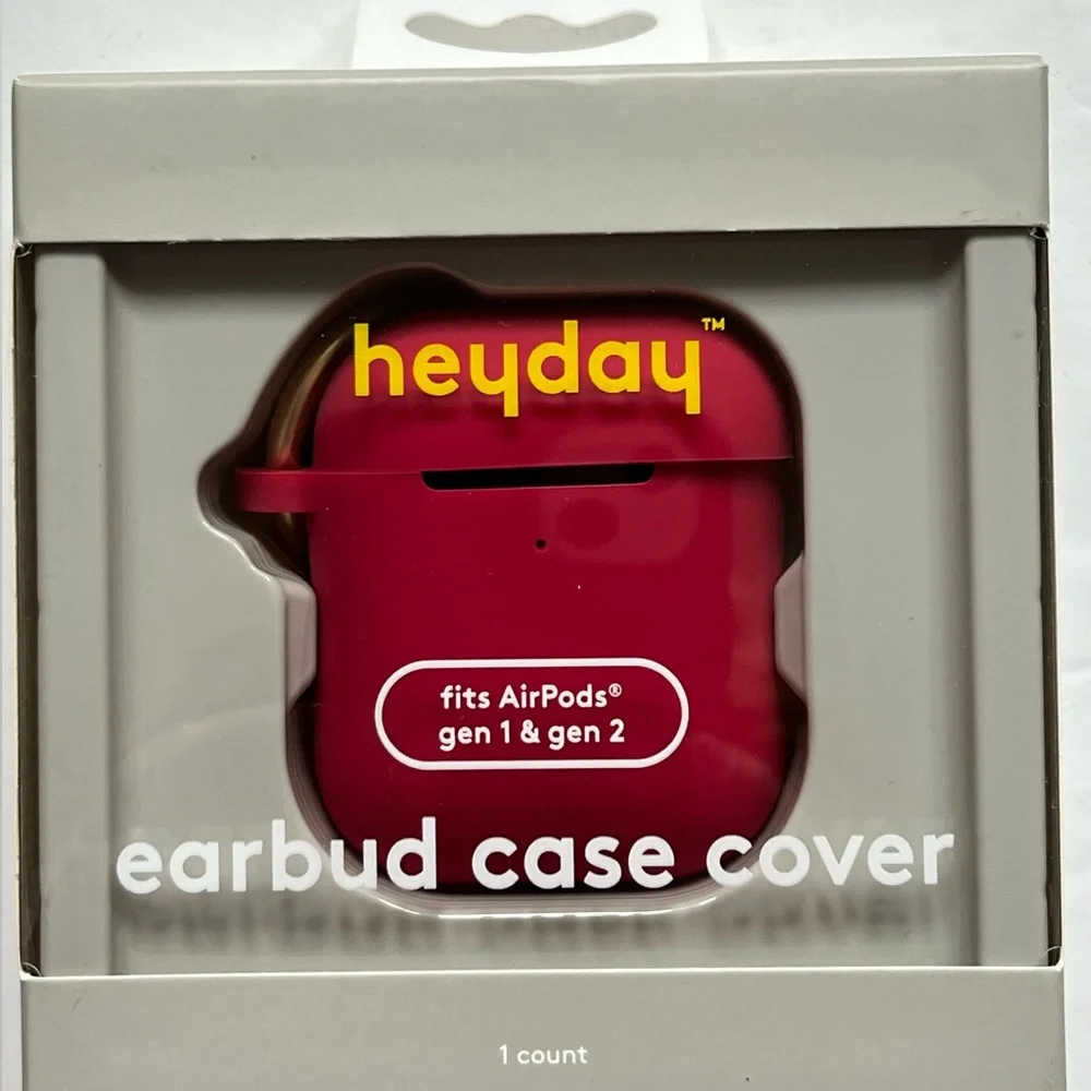 Heyday Earbud Case Cover, Fits AirPods Gen 1 & Gen 2