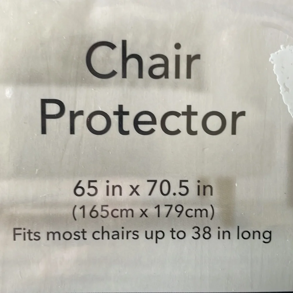 BNIP Gray Chair Protector- 65”x70.5”