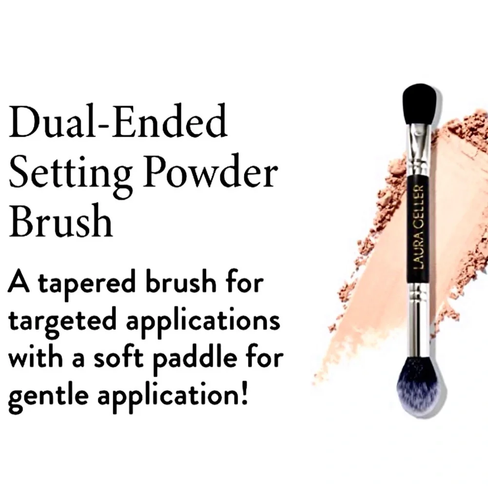 Laura Geller FAMOUS Double Ended Face, Cheek & Eye Brush