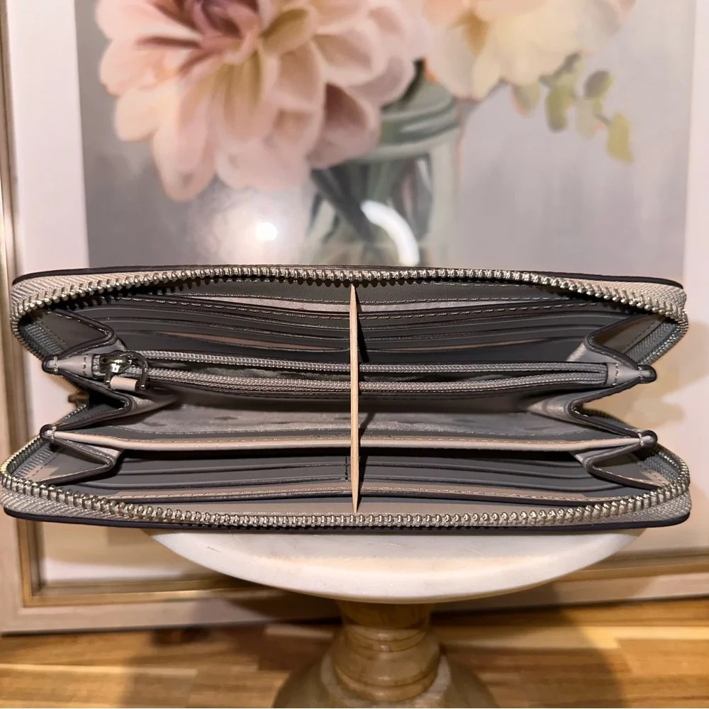 Kate Spade - Jackson large continental wallet in softtaupe (sorta gray/beige)