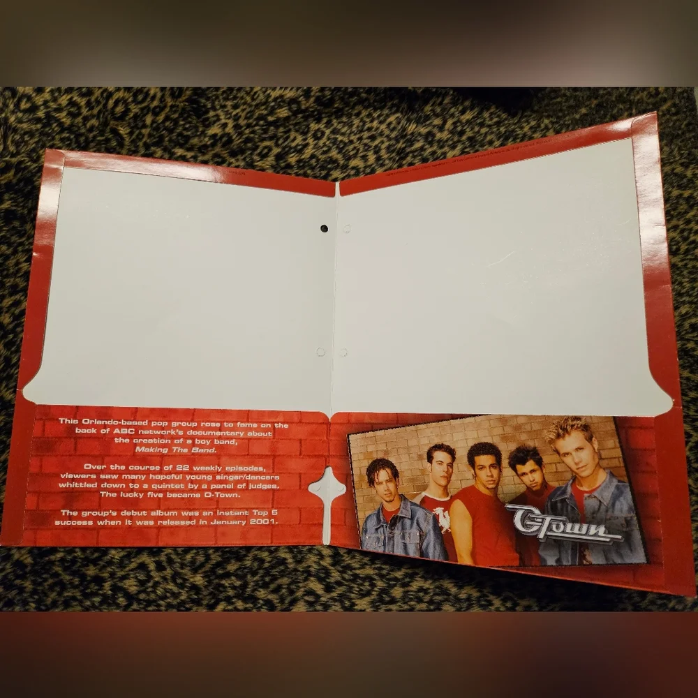 OTown | Folders | Complete Set | Y2K | Music | Boy Band | Collector | Office