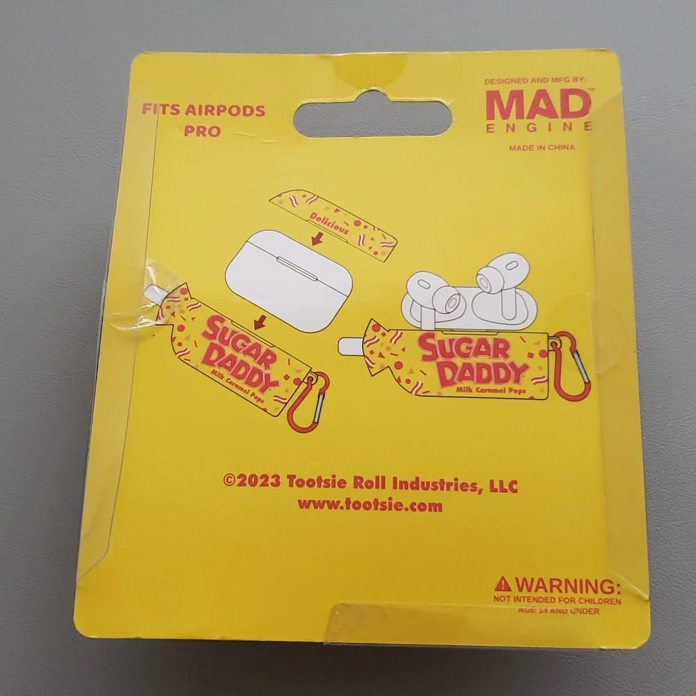 APPLE Airpods Pro Sugar Daddy candy case cover NWT