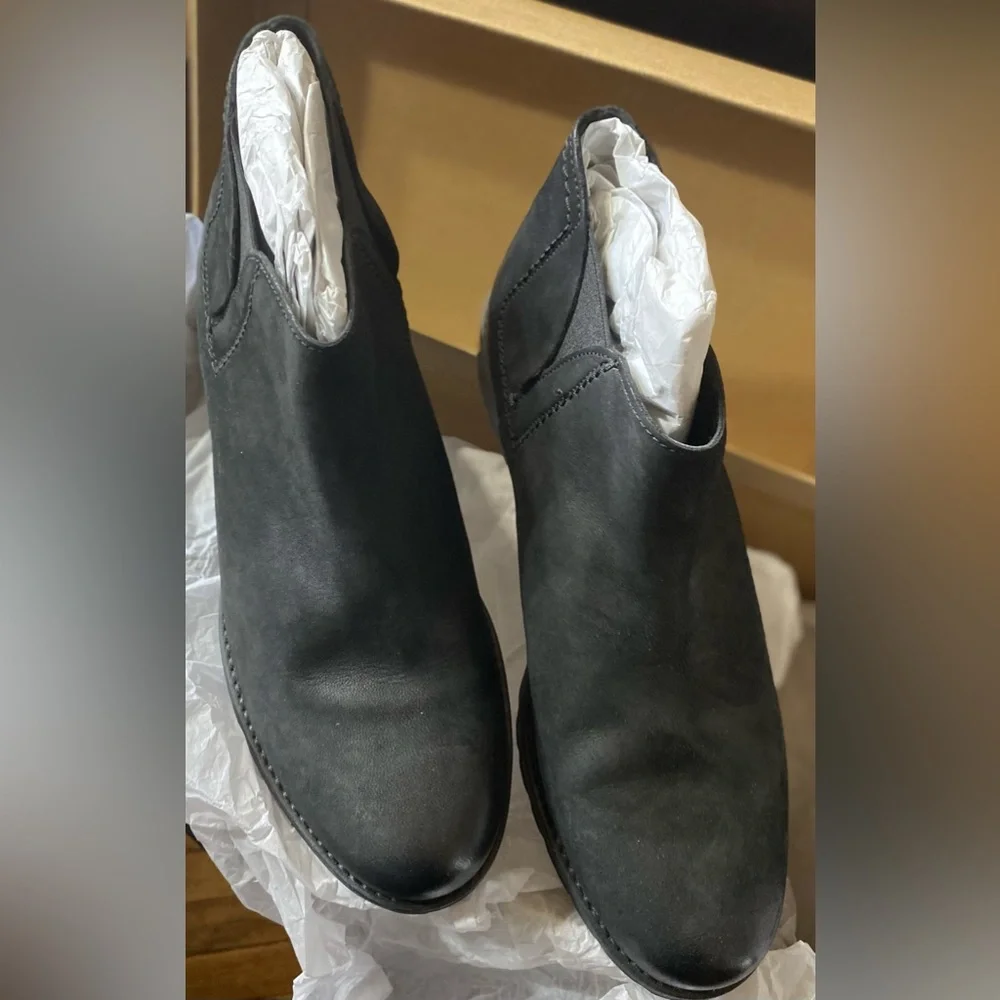 metallic heel