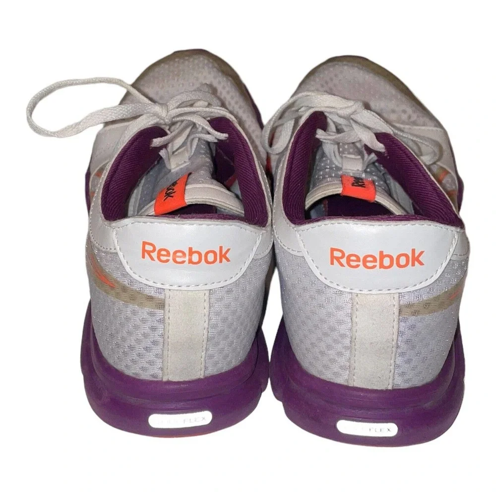 Reebok Women's Your Flex Trainette J90620 White Purple Running Shoes Size 9