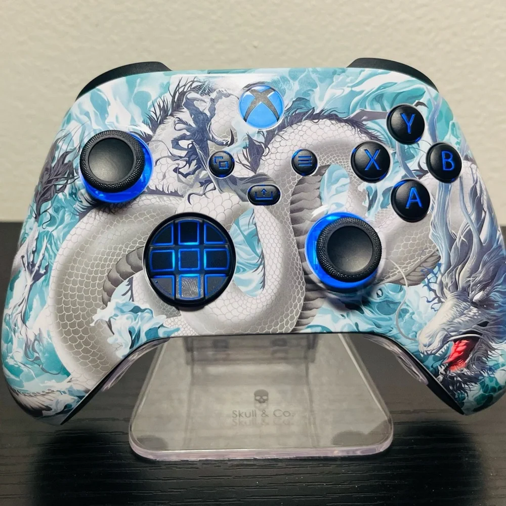Microsoft Xbox Premium Custom Modded Controller with LEDs “Dragon 2”