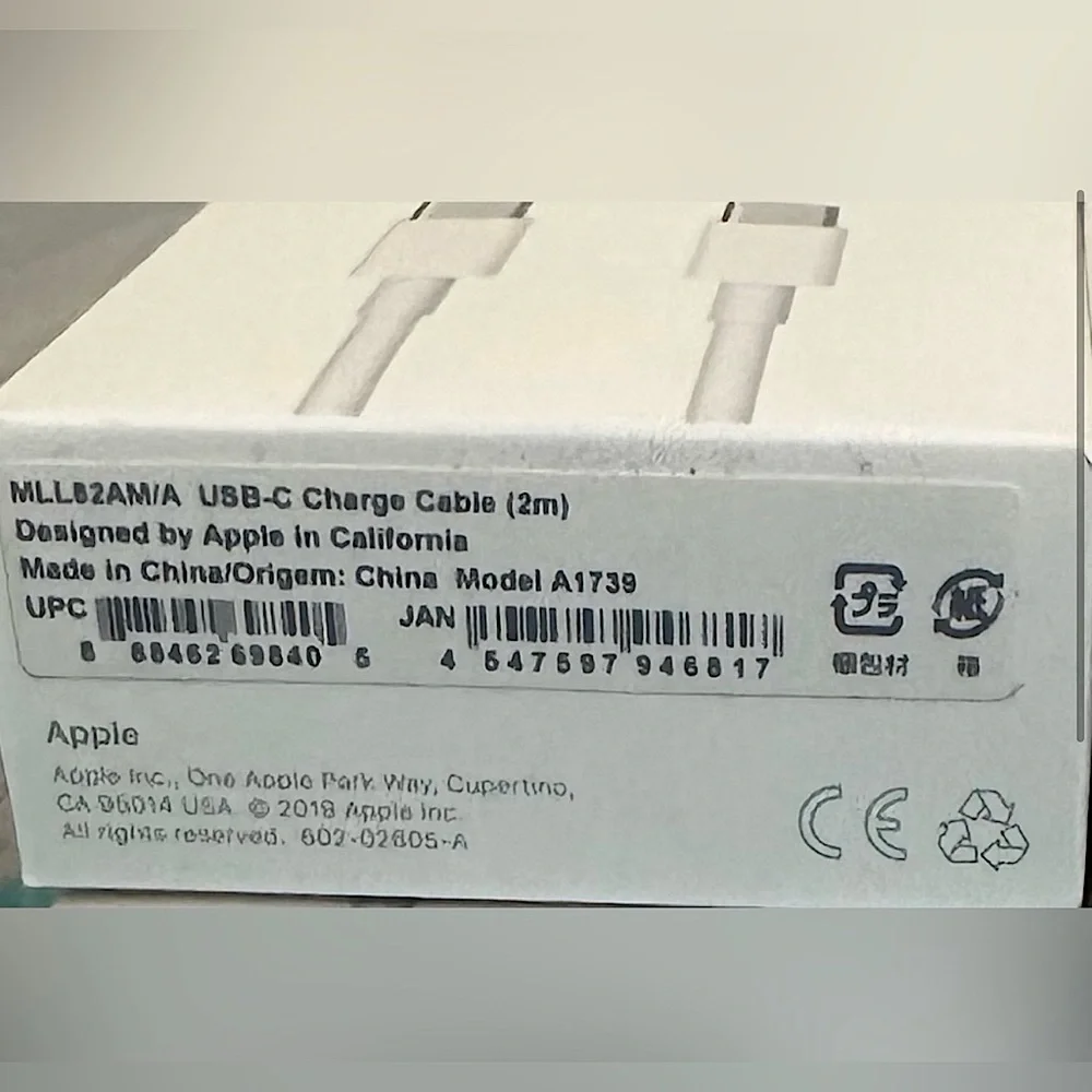 Apple cable usb sealed