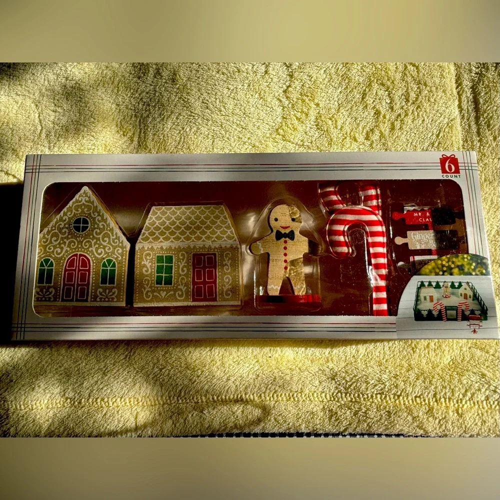 Target 6 count Gingerbread Tiered Tray Props.
