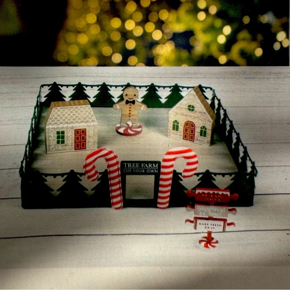 Target 6 count Gingerbread Tiered Tray Props.