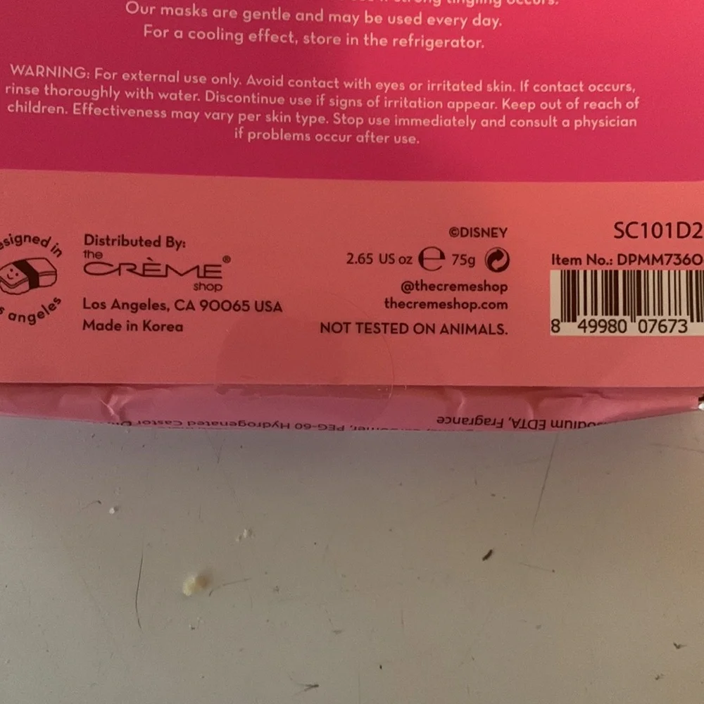 The Crème Shop Magic Glow Printed Essence Sheet Mask