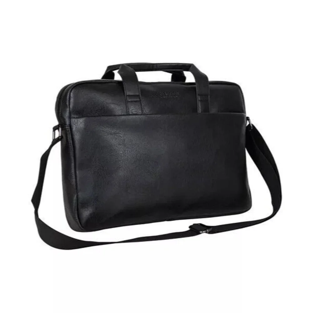 Kenneth Cole Reaction Modern Dilemma Pebbled Faux Leather 15.6