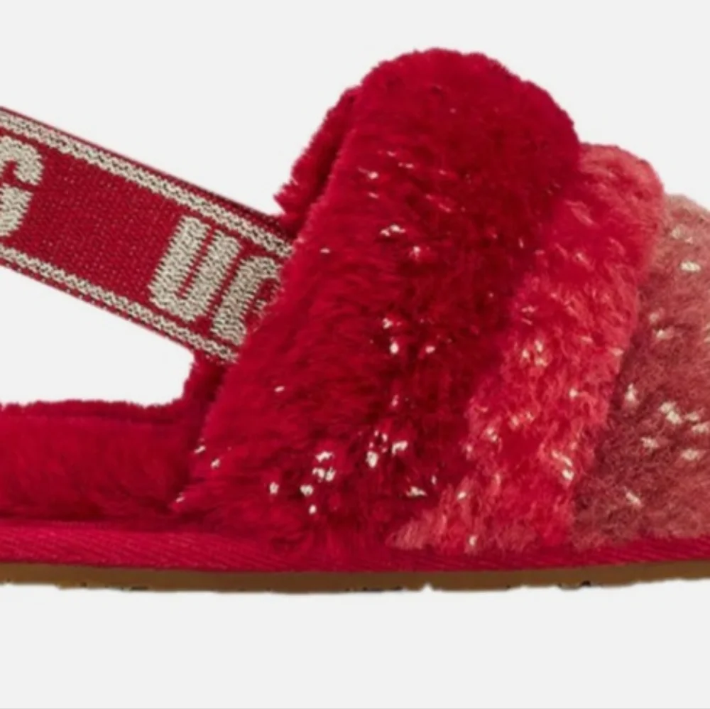 UGG sandal or polyester