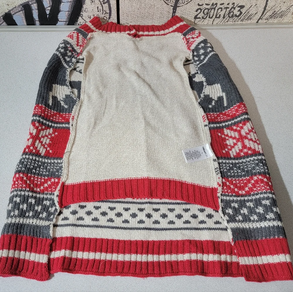 Holiday dog sweater