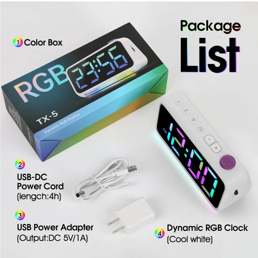 Digital alarm clock