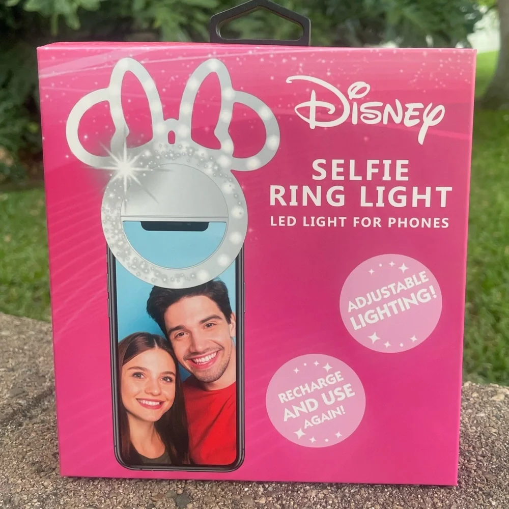 NIB Disney Minnie Mouse selfie ring light