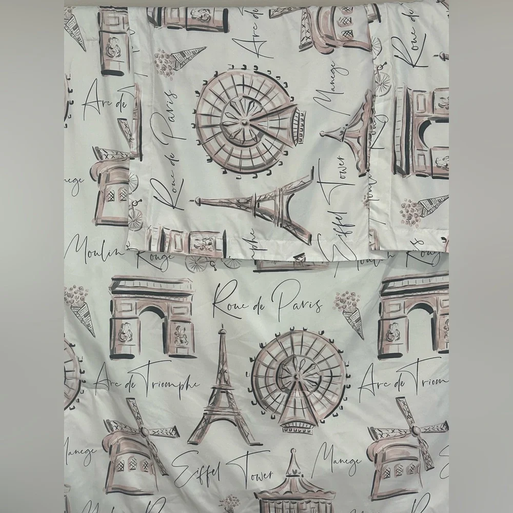 ✨Host Pick✨Sara Berrenson Full/Queen Paris Comforter w/ 2 Pillow Shams