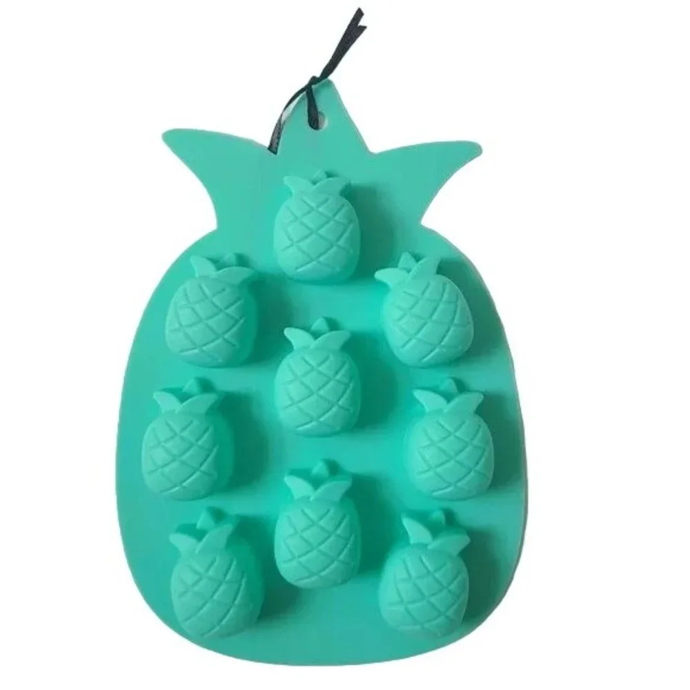 Blush Pineapple Shaped Ice Mold Candy Mold Jello Jiggler Jello Shots Teal