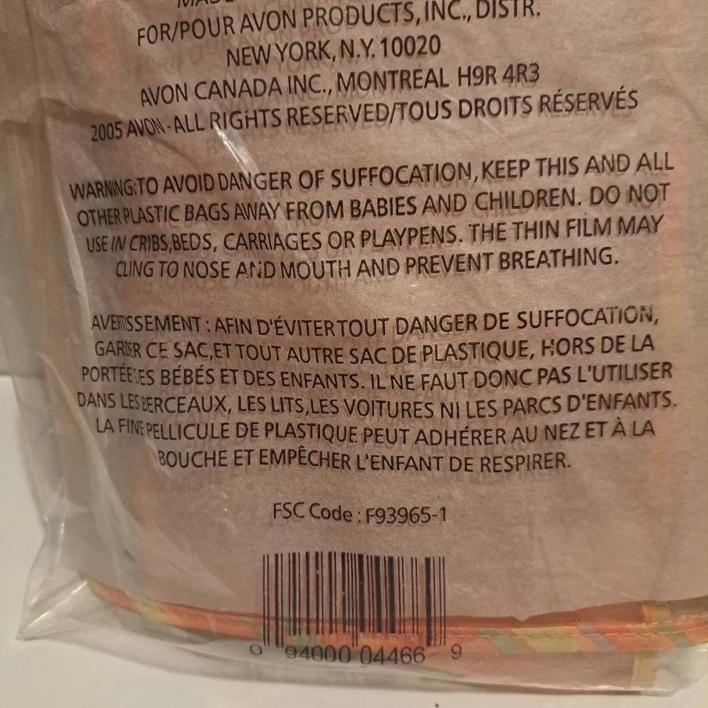 NIP Avon Naturals Hanging Shower Organizer