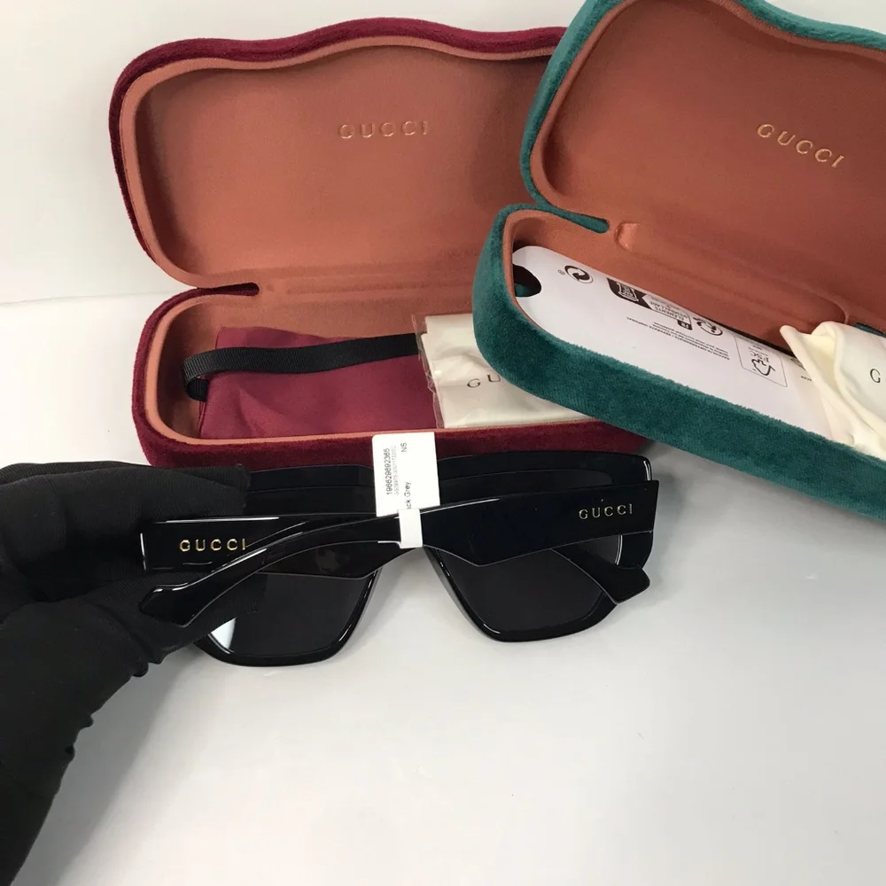 💯original  Gucci Grey Shield  Sunglasses GG0997S 00