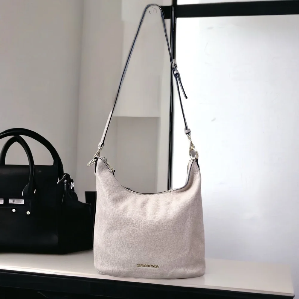 Michael Kors Lupita Hobo Bag, Blush Pink Retail $398